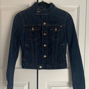 Women's Dark Blue Denim Jacket